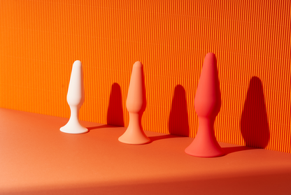 Peach and Cream® Trio - Beginner Anal Plug Set of 3