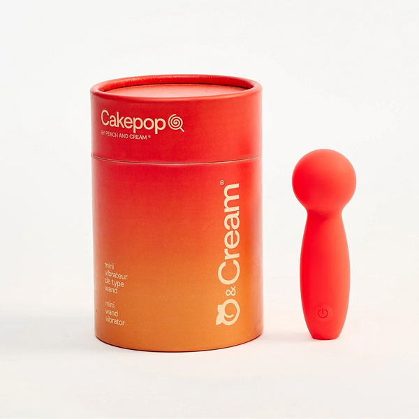 Peach and Cream® Cakepop - Mini Wand Vibrator