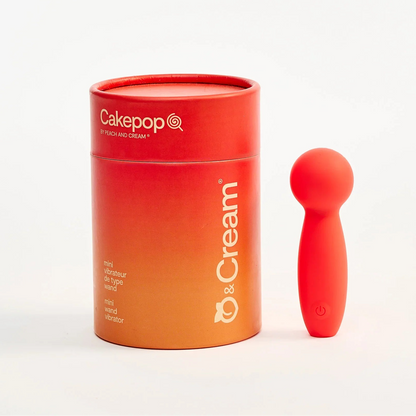 Peach and Cream® Cakepop - Mini Wand Vibrator