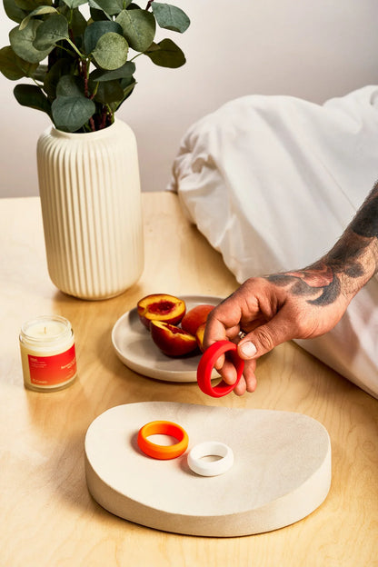 Peach and Cream® Intimate Ring Set O - Cock Ring 3-Pack