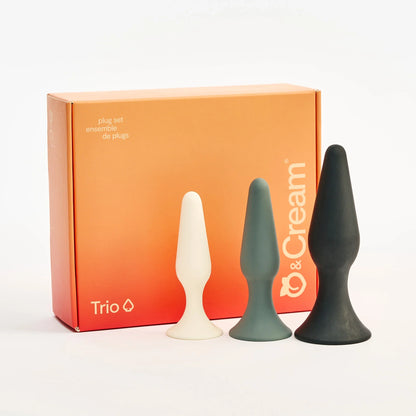 Peach and Cream® Trio - Beginner Anal Plug Set of 3