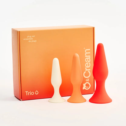 Peach and Cream® Trio - Beginner Anal Plug Set of 3