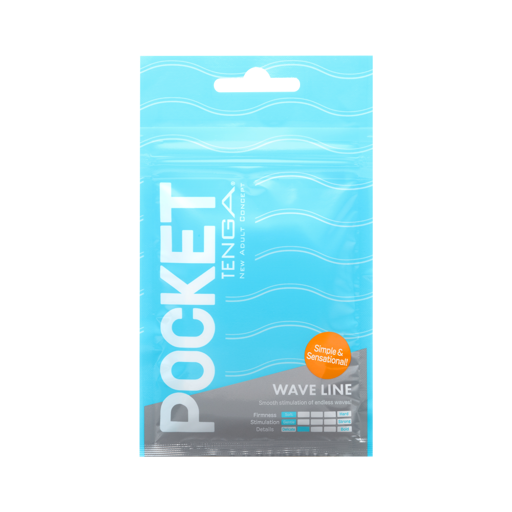 Tenga POCKET - Ultra-Portable Disposable Masturbator 6 Unique Textures