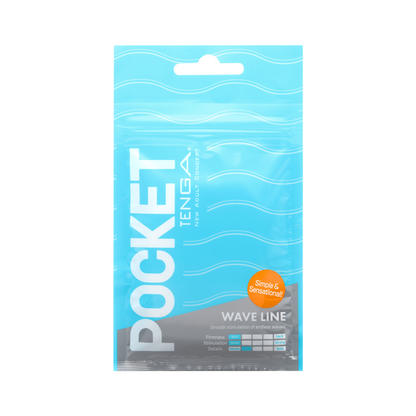 Tenga POCKET - Ultra-Portable Disposable Masturbator 6 Unique Textures