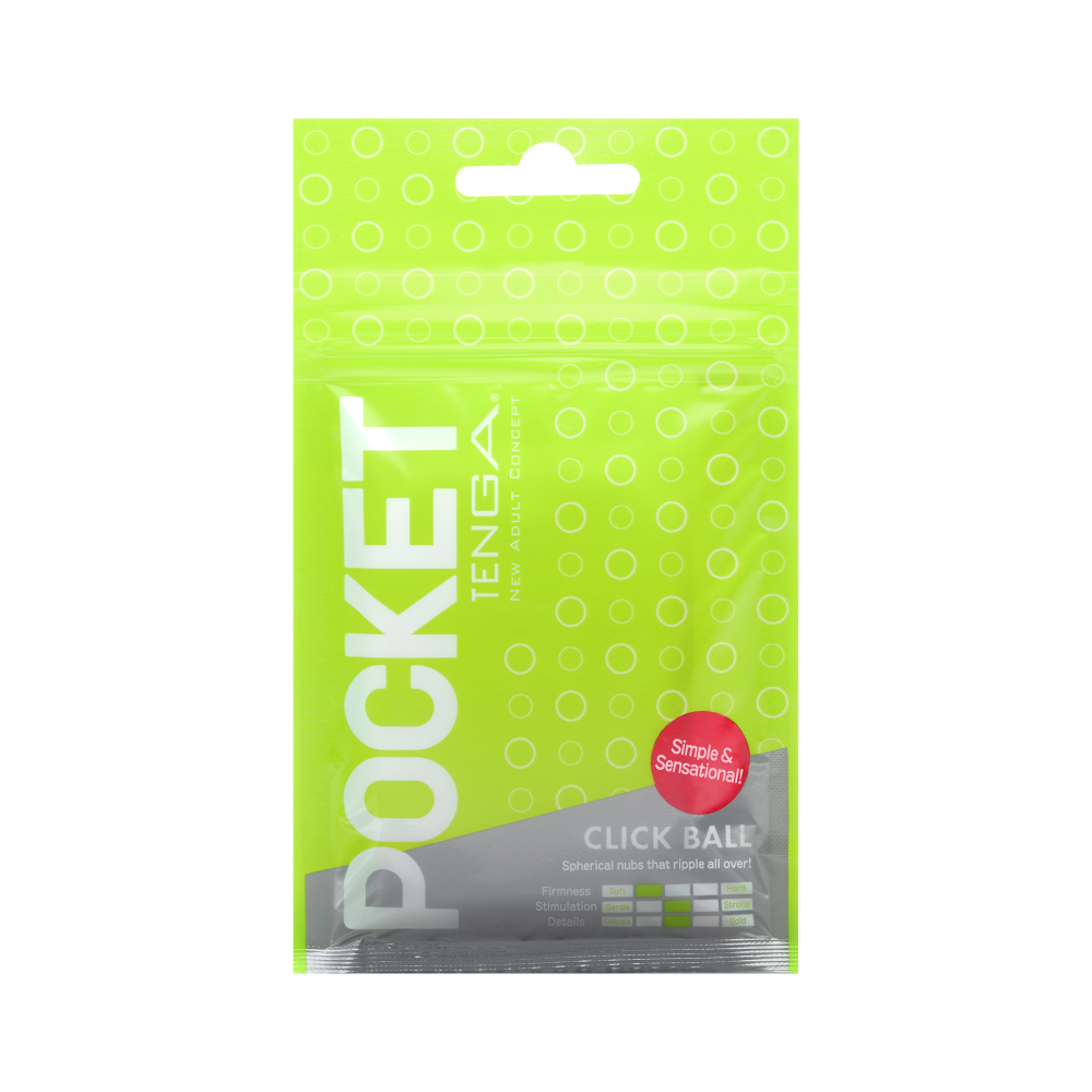 Tenga POCKET - Ultra-Portable Disposable Masturbator 6 Unique Textures