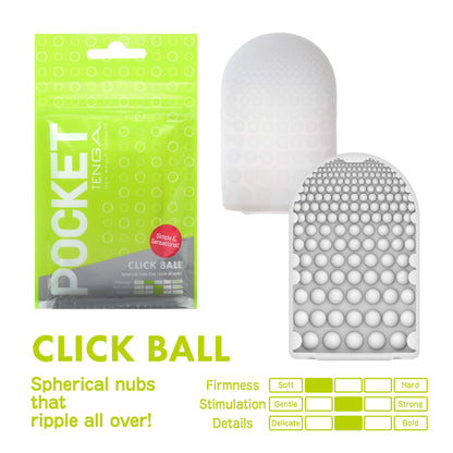 Tenga POCKET - Ultra-Portable Disposable Masturbator 6 Unique Textures