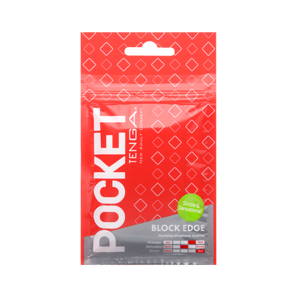 Tenga POCKET - Ultra-Portable Disposable Masturbator 6 Unique Textures