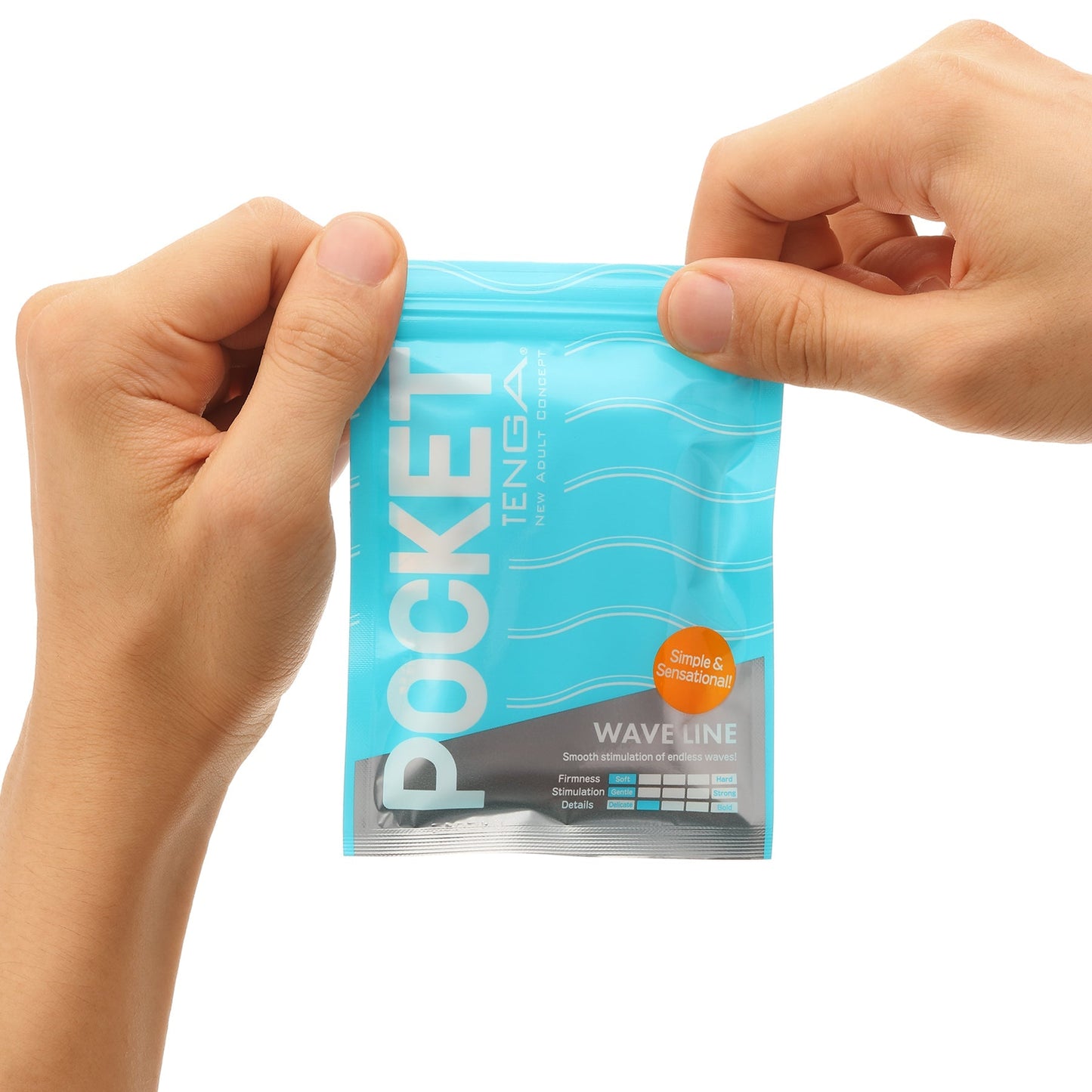 Tenga POCKET - Ultra-Portable Disposable Masturbator 6 Unique Textures