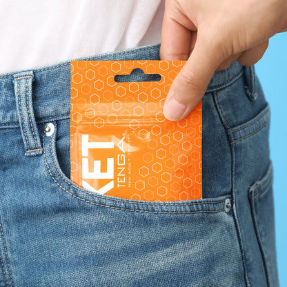 Tenga POCKET - Ultra-Portable Disposable Masturbator 6 Unique Textures
