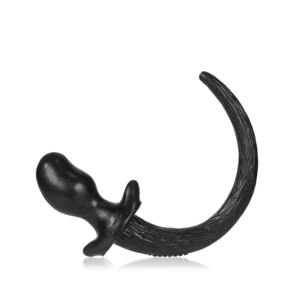 OXBALLS BEAGLE Puppy Tail Buttplug Medium - Pure Platinum Silicone
