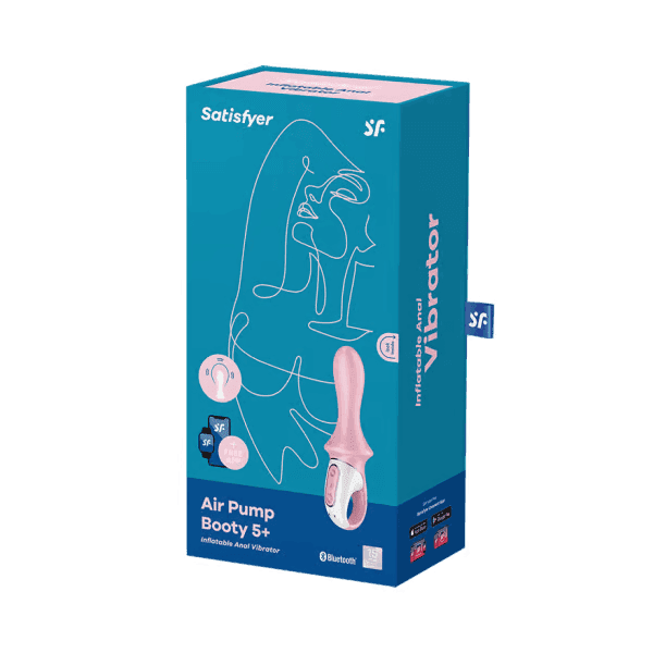 Satisfyer - Air Pump Booty 5+ Red - PlayLoveToys