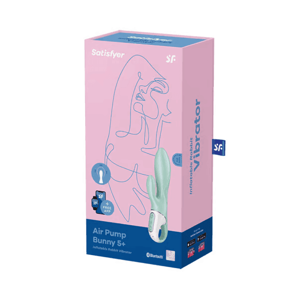Satisfyer - Air Pump Bunny 5+ Mint - PlayLoveToys