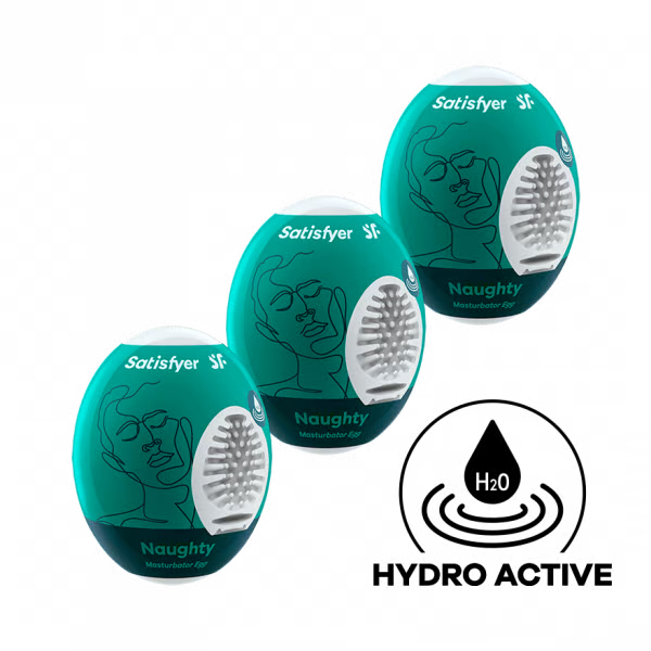 Masturbator Egg 3er Set (Naughty) Dark Green