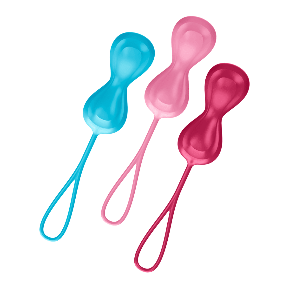 Satisfyer - Satisfyer Power Balls (set of 3) - turquoise, red, pink - PlayLoveToys