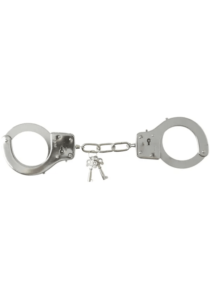 Sex & Mischief - Classic Metal Handcuffs - PlayLoveToys