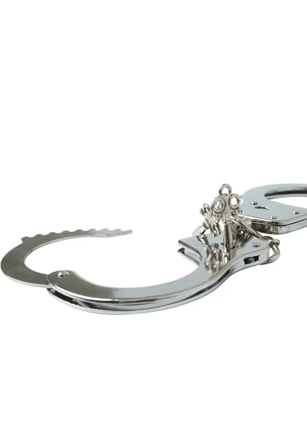 Sex & Mischief - Classic Metal Handcuffs - PlayLoveToys