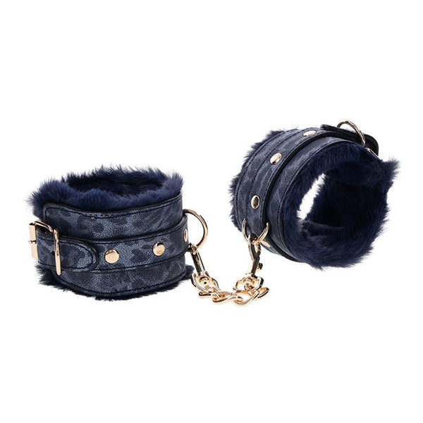 Sex & Mischief - Cougar Fur Handcuffs - PlayLoveToys