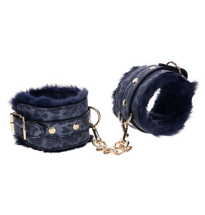 Sex & Mischief - Cougar Fur Handcuffs - PlayLoveToys