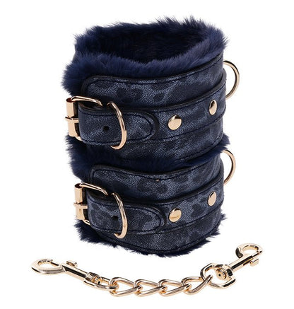 Sex & Mischief - Cougar Fur Handcuffs - PlayLoveToys