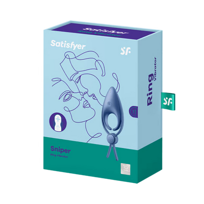 Satisfyer Sniper - Adjustable Vibrating Cock Ring for Enhanced Stamina