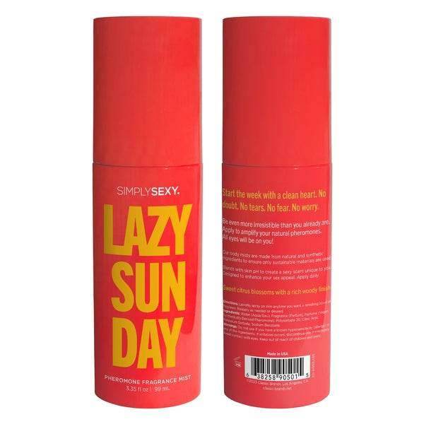 Simply Sexy - PHEROMONE BODY MIST - LAZY SUNDAY - 3.35 floz | 99mL - PlayLoveToys