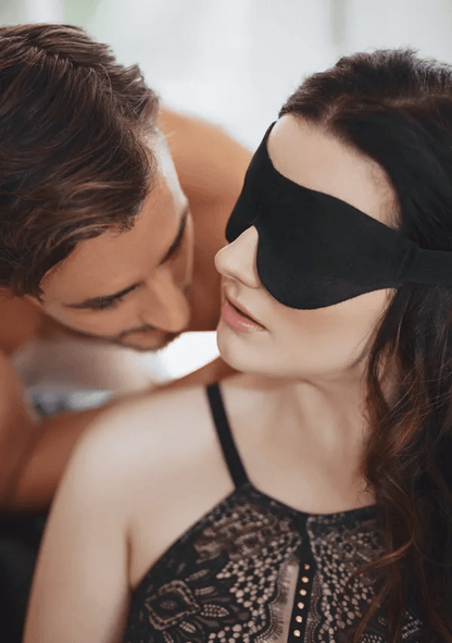 Sportsheets - Soft Blindfold, Black - PlayLoveToys