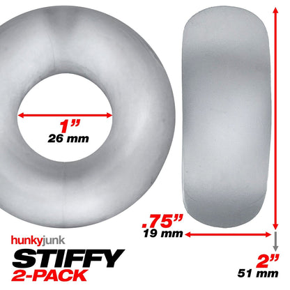 Hunkyjunk STIFFY 2-Pack Bulge Cockrings