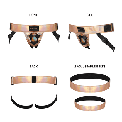 STRAP - ON - ME - LEATHERETTE HARNESS CURIOUS - PlayLoveToys