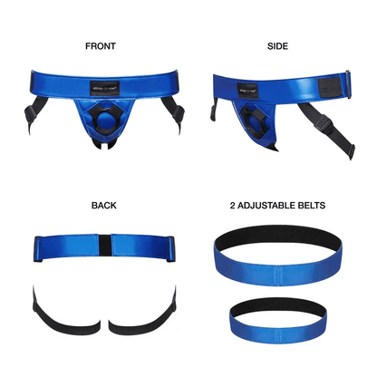 STRAP - ON - ME - LEATHERETTE HARNESS CURIOUS - PlayLoveToys