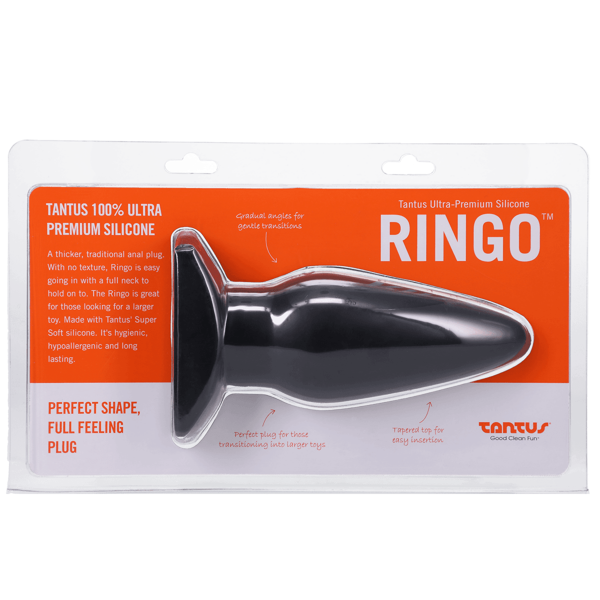 Tantus - Silicone Ringo Silicone Butt Plug - PlayLoveToys