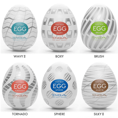 Tenga - EGG New Standard 6 Pack Variety Pack - PlayLoveToys
