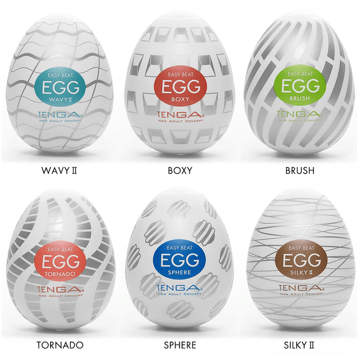 Tenga - EGG New Standard 6 Pack Variety Pack - PlayLoveToys