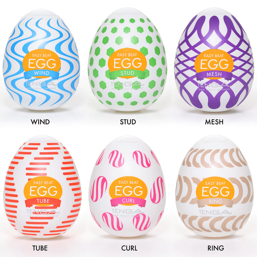 Collection TENGA EGG Wonder - Série révolutionnaire de masturbateurs à 6 textures 