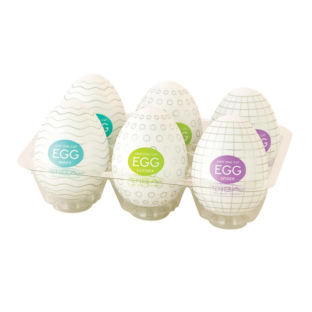 Tenga - Tenga Egg Variety 6 Pack - PlayLoveToys