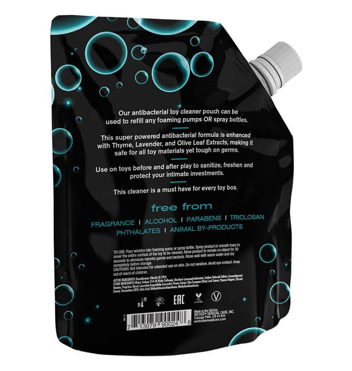 Wicked - Toy Cleaner Refill Pouch 24oz - PlayLoveToys