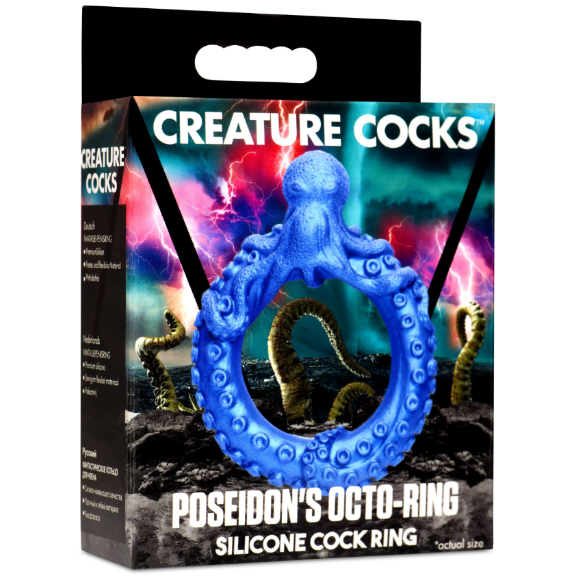 Creature Cocks Poseidon's Octo-Ring - Octopus Fantasy Silicone Cock Ring