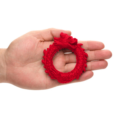 Creature Cocks Rise of the Dragon - Red Dragon Fantasy Silicone Cock Ring