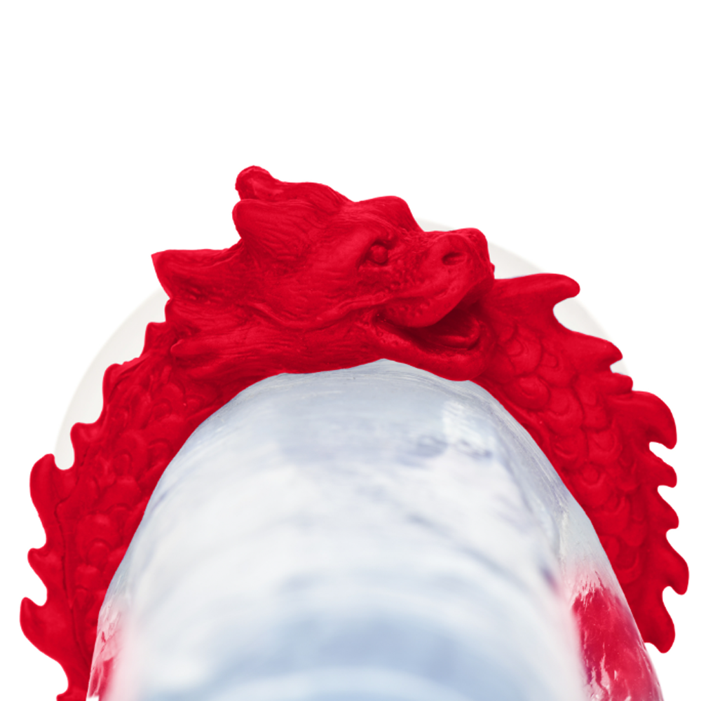 Creature Cocks Rise of the Dragon - Red Dragon Fantasy Silicone Cock Ring
