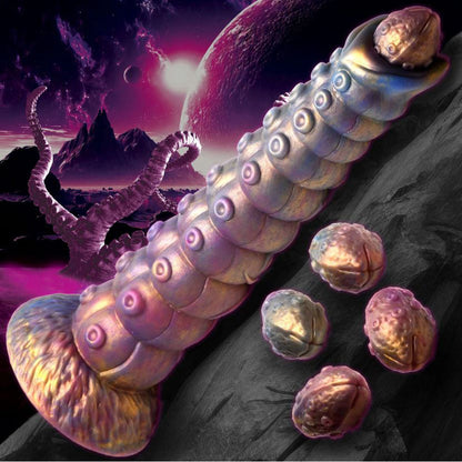 Creature Cocks Deep Invader - Tentacle Ovipositor Dildo with Eggs